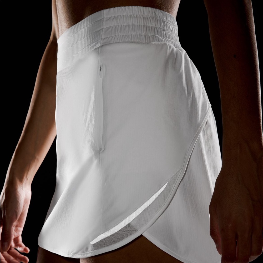 Lululemon Hotty Hot High-Rise Skirt White - Picture 6 of 7